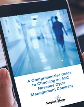 E-book cover image: Choosing an ASC Revenue Cycle Managment Company